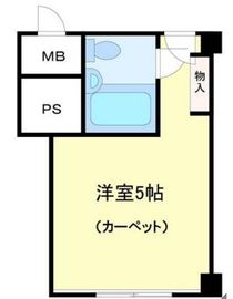 赤坂レジデンシャルホテル 5階 間取り図