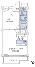 代官山BLESS鉢山 207 間取り図