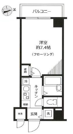 グランド・ガーラ三田 6階 間取り図