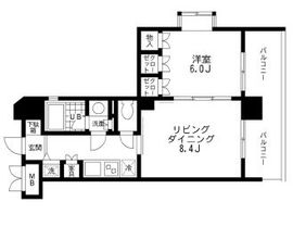 レジディア文京本郷 306 間取り図