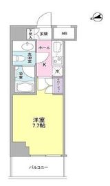 コンフォリア東中野DEUX 702 間取り図