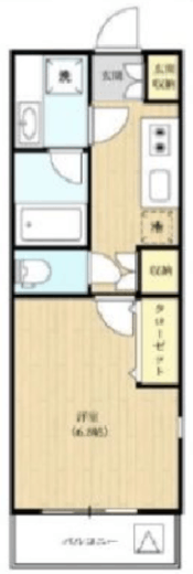 ベラスウィータ 401 間取り図