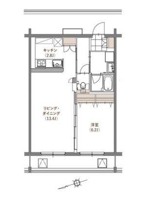 ベラスウィータ 505 間取り図