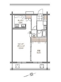 ベラスウィータ 505 間取り図