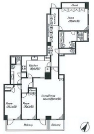 麻布第一マンションズ 503 間取り図