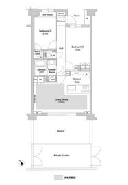 ソアラノーム大岡山 102 間取り図