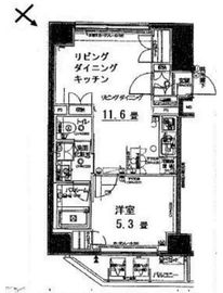 ミテッツァ千代田三崎町 12階 間取り図