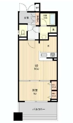 HF銀座レジデンスイースト 207 間取り図