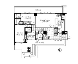 フォレストテラス鳥居坂 508 間取り図