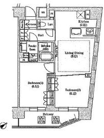 ソアラノーム大岡山 209 間取り図