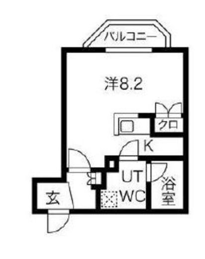 スパシエソリデ目黒 401 間取り図