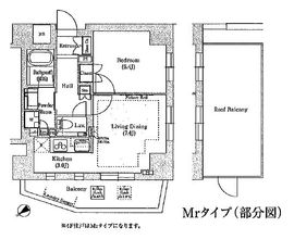 ソアラノーム大岡山 405 間取り図