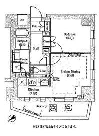 ソアラノーム大岡山 505 間取り図