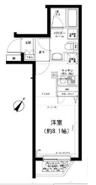 スパシエソリデ目黒 101 間取り図