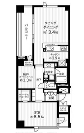 アトラス江戸川アパートメント 5階 間取り図