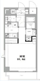 プライムアーバン麻布十番 701 間取り図