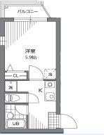 プライムアーバン目黒リバーサイド 301 間取り図