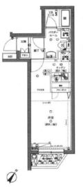 スパシエソリデ目黒 302 間取り図