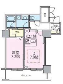 ロイヤルパークスタワー南千住 2411 間取り図