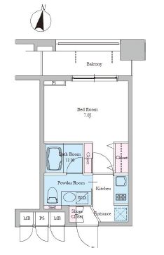 レジディア文京音羽2 604 間取り図