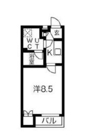 スパシエソリデ目黒 405 間取り図