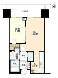 二子玉川ライズタワー 11階 間取り図