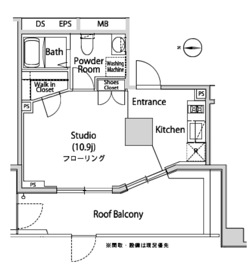カーサスプレンディッド南麻布 604 間取り図