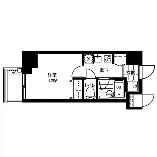 レジディア文京本郷2 402 間取り図