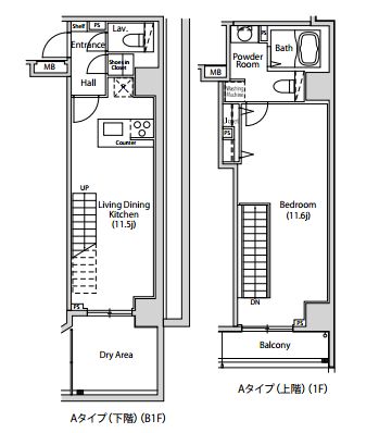 カーサスプレンディッド南麻布 001 間取り図