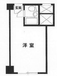 赤坂レジデンシャルホテル 5階 間取り図