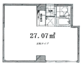 赤坂レジデンシャルホテル 5F6 間取り図