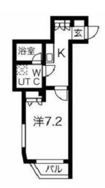 スパシエソリデ目黒 306 間取り図