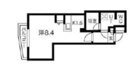 スパシエソリデ目黒 207 間取り図