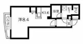 スパシエソリデ目黒 307 間取り図