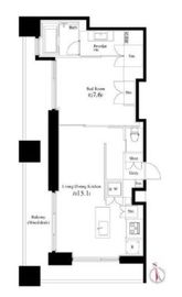 スクエアガーデン池袋 1004 間取り図