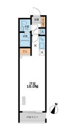 カッシア目黒 203 間取り図