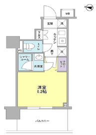 アイルズ東中野 602 間取り図