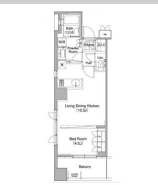 コンフォリア東池袋ウエスト 412 間取り図