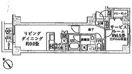 プライマル千石 401 間取り図