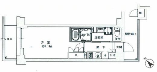 プライマル千石 1001 間取り図