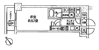 プライマル千石 603 間取り図