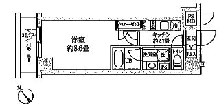 プライマル千石 402 間取り図