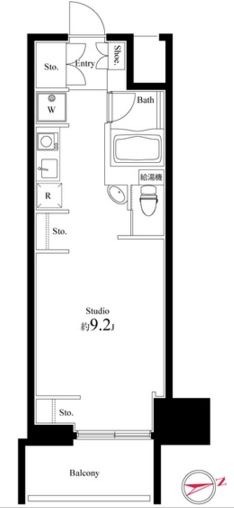 スクエアガーデン池袋 404 間取り図