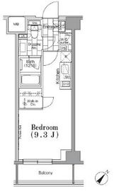 ONE ROOF FLAT TSUKISHIMA (ワンルーフフラット月島) 203 間取り図