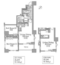 ステラメゾン三軒茶屋 602 間取り図