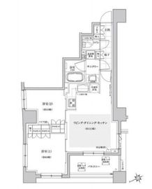 ステラメゾン三軒茶屋 702 間取り図