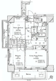 プレシス汐留 4階 間取り図