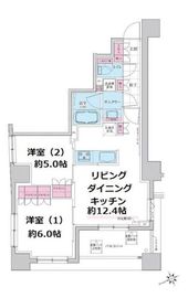 ステラメゾン三軒茶屋 1502 間取り図