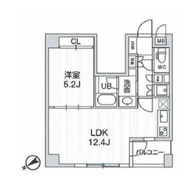 レジデンス白金高輪 202 間取り図