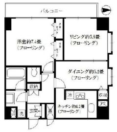 ガーデンクレスト 702 間取り図